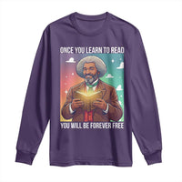 Frederick Douglass Reading And Freedom Long Sleeve Shirt African American Heritage - Wonder Print Shop