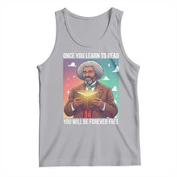 Frederick Douglass Reading And Freedom Tank Top African American Heritage - Wonder Print Shop