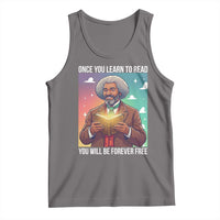 Frederick Douglass Reading And Freedom Tank Top African American Heritage - Wonder Print Shop