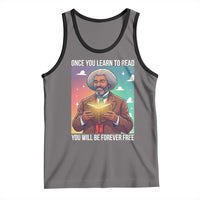 Frederick Douglass Reading And Freedom Tank Top African American Heritage - Wonder Print Shop
