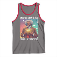 Frederick Douglass Reading And Freedom Tank Top African American Heritage - Wonder Print Shop