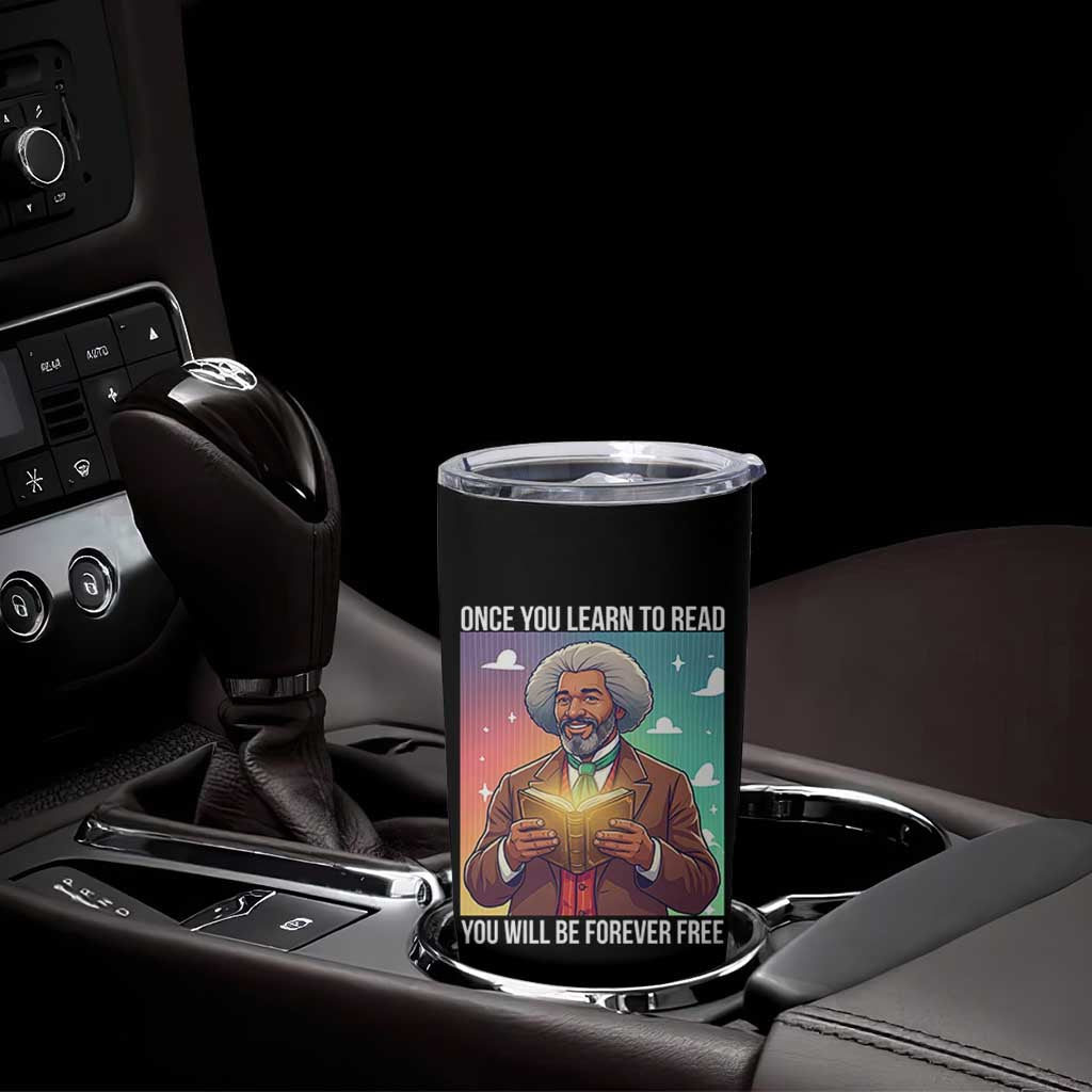 Frederick Douglass Reading And Freedom Tumbler Cup African American Heritage - Wonder Print Shop