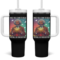 Frederick Douglass Reading And Freedom Tumbler With Handle African American Heritage - Wonder Print Shop