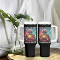 Frederick Douglass Reading And Freedom Tumbler With Handle African American Heritage - Wonder Print Shop