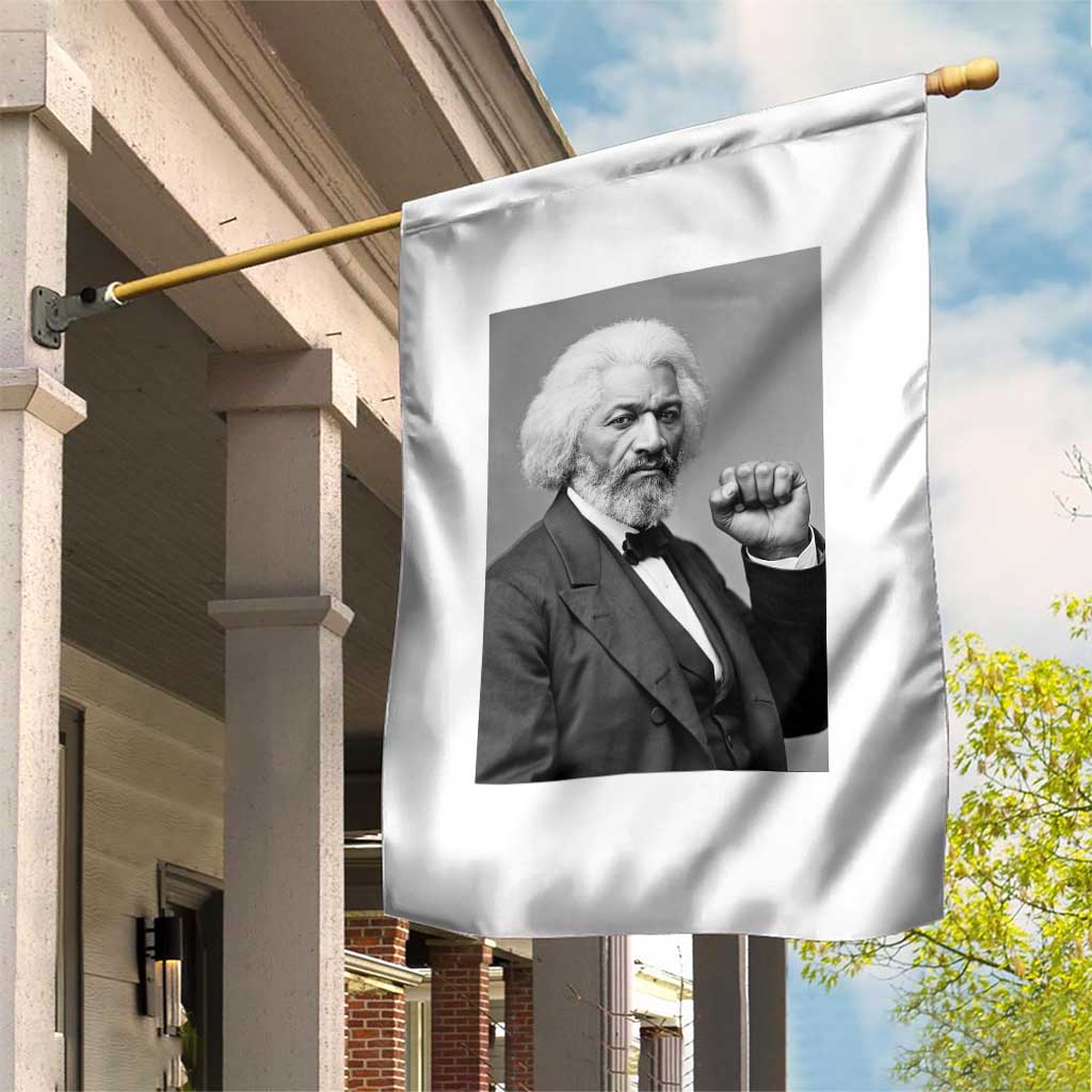 Strong Black History Leader Garden Flag Frederick Douglass Empowerment - Wonder Print Shop
