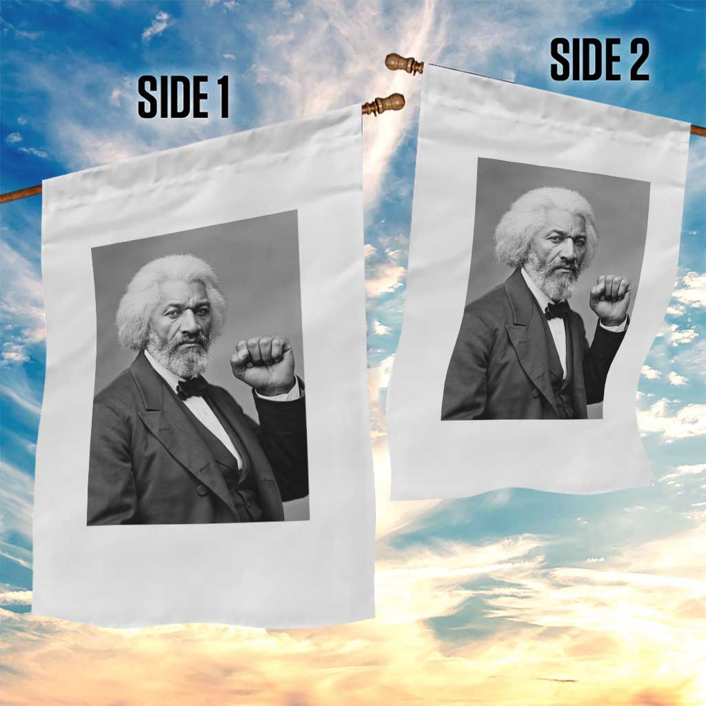 Strong Black History Leader Garden Flag Frederick Douglass Empowerment - Wonder Print Shop