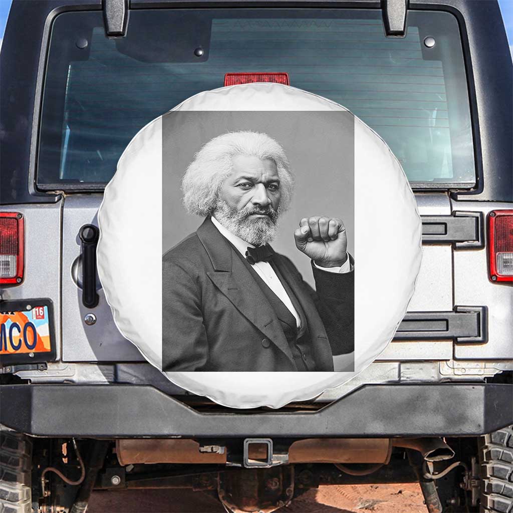 Strong Black History Leader Spare Tire Cover Frederick Douglass Empowerment - Wonder Print Shop