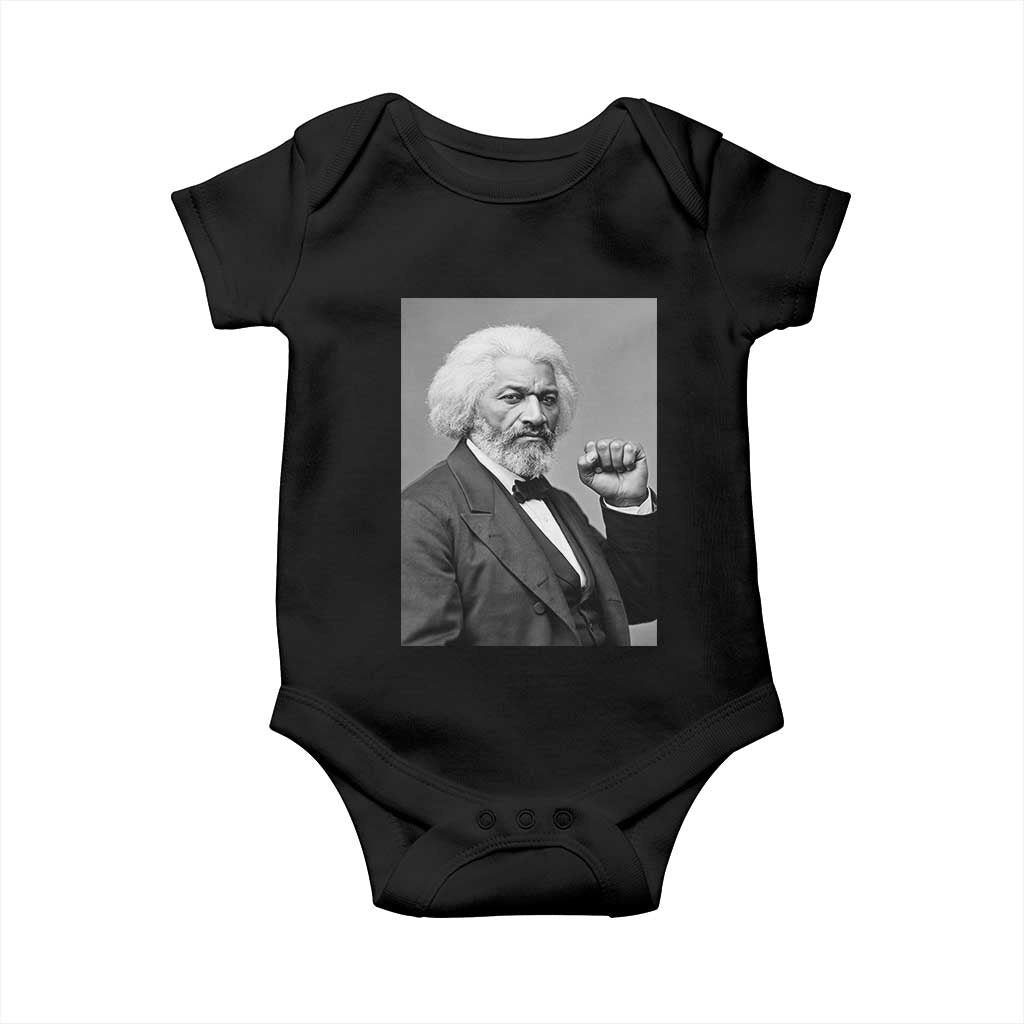 Strong Black History Leader Baby Onesie Frederick Douglass Empowerment - Wonder Print Shop