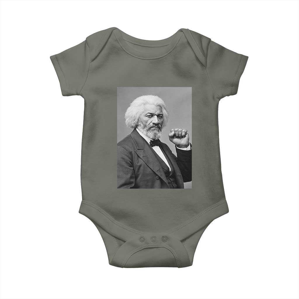 Strong Black History Leader Baby Onesie Frederick Douglass Empowerment - Wonder Print Shop