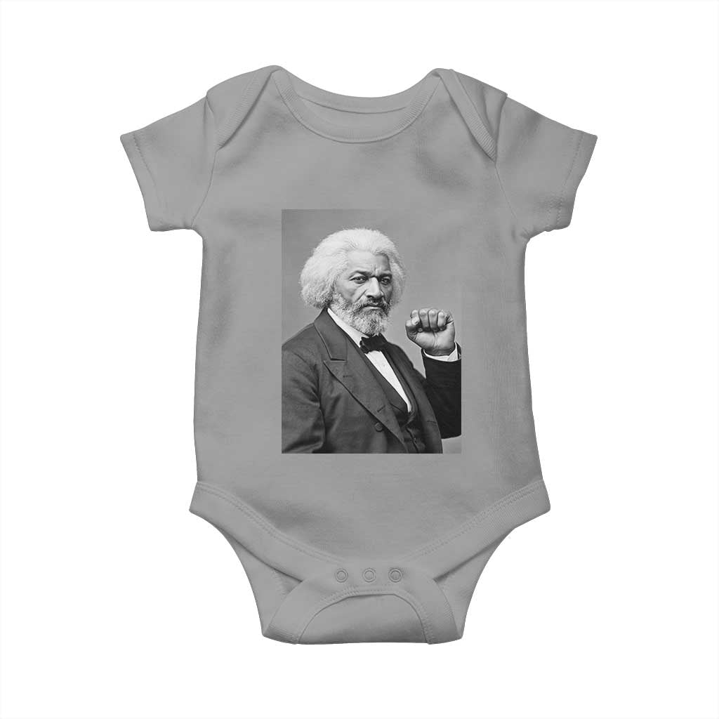 Strong Black History Leader Baby Onesie Frederick Douglass Empowerment - Wonder Print Shop