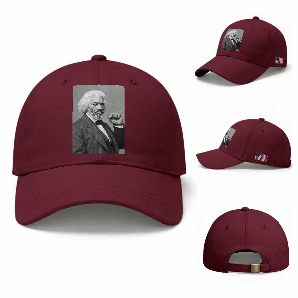 Strong Black History Leader Baseball Cap Frederick Douglass Empowerment