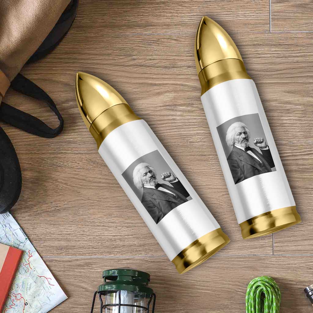 Strong Black History Leader Bullet Tumbler Frederick Douglass Empowerment - Wonder Print Shop