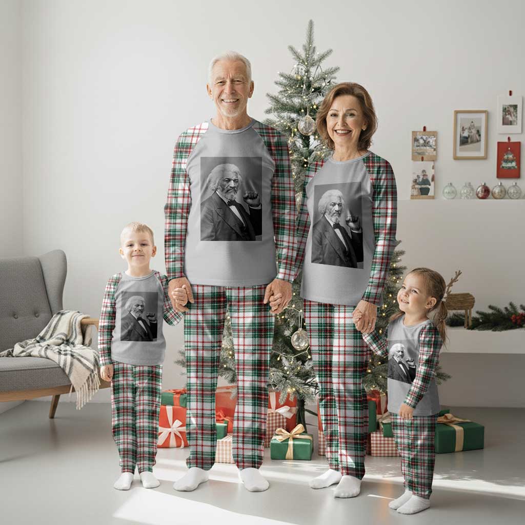 Strong Black History Leader Plaid Pajama Set Frederick Douglass Empowerment - Wonder Print Shop