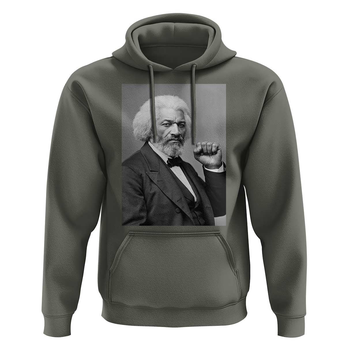 Strong Black History Leader Hoodie Frederick Douglass Empowerment - Wonder Print Shop