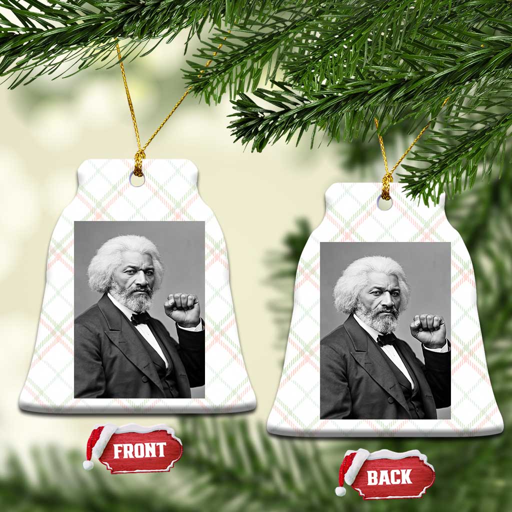 Strong Black History Leader Ceramic Ornament Frederick Douglass Empowerment - Wonder Print Shop