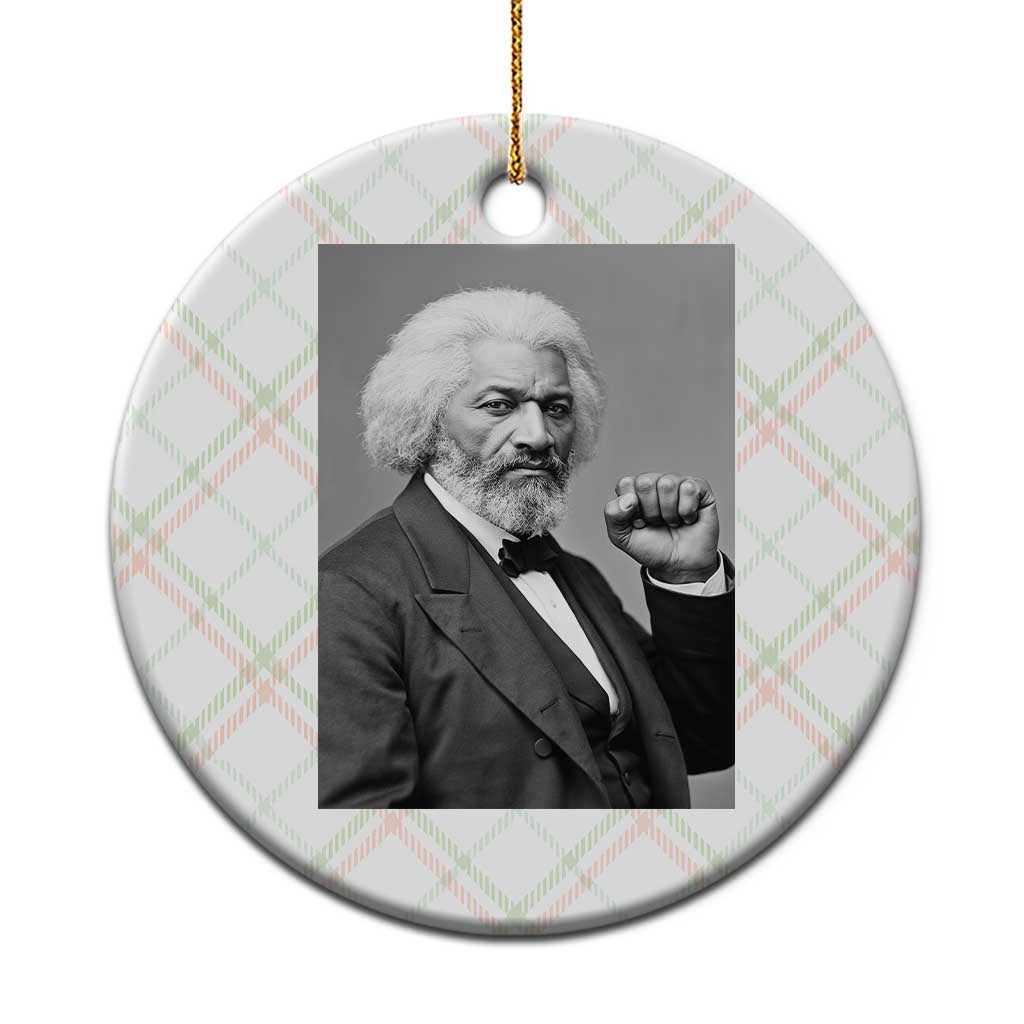 Strong Black History Leader Ceramic Ornament Frederick Douglass Empowerment - Wonder Print Shop