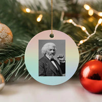 Strong Black History Leader Ceramic Ornament Frederick Douglass Empowerment - Wonder Print Shop