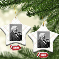 Strong Black History Leader Ceramic Ornament Frederick Douglass Empowerment - Wonder Print Shop