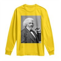 Strong Black History Leader Long Sleeve Shirt Frederick Douglass Empowerment - Wonder Print Shop