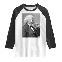 Strong Black History Leader Raglan Shirt Frederick Douglass Empowerment - Wonder Print Shop