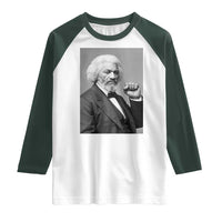 Strong Black History Leader Raglan Shirt Frederick Douglass Empowerment - Wonder Print Shop