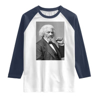 Strong Black History Leader Raglan Shirt Frederick Douglass Empowerment - Wonder Print Shop