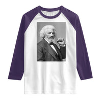 Strong Black History Leader Raglan Shirt Frederick Douglass Empowerment - Wonder Print Shop