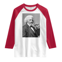 Strong Black History Leader Raglan Shirt Frederick Douglass Empowerment - Wonder Print Shop
