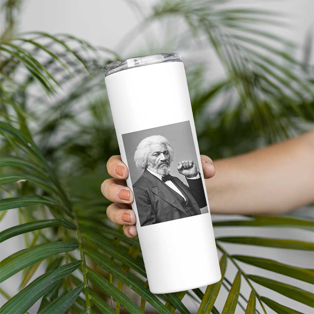 Strong Black History Leader Skinny Tumbler Frederick Douglass Empowerment - Wonder Print Shop