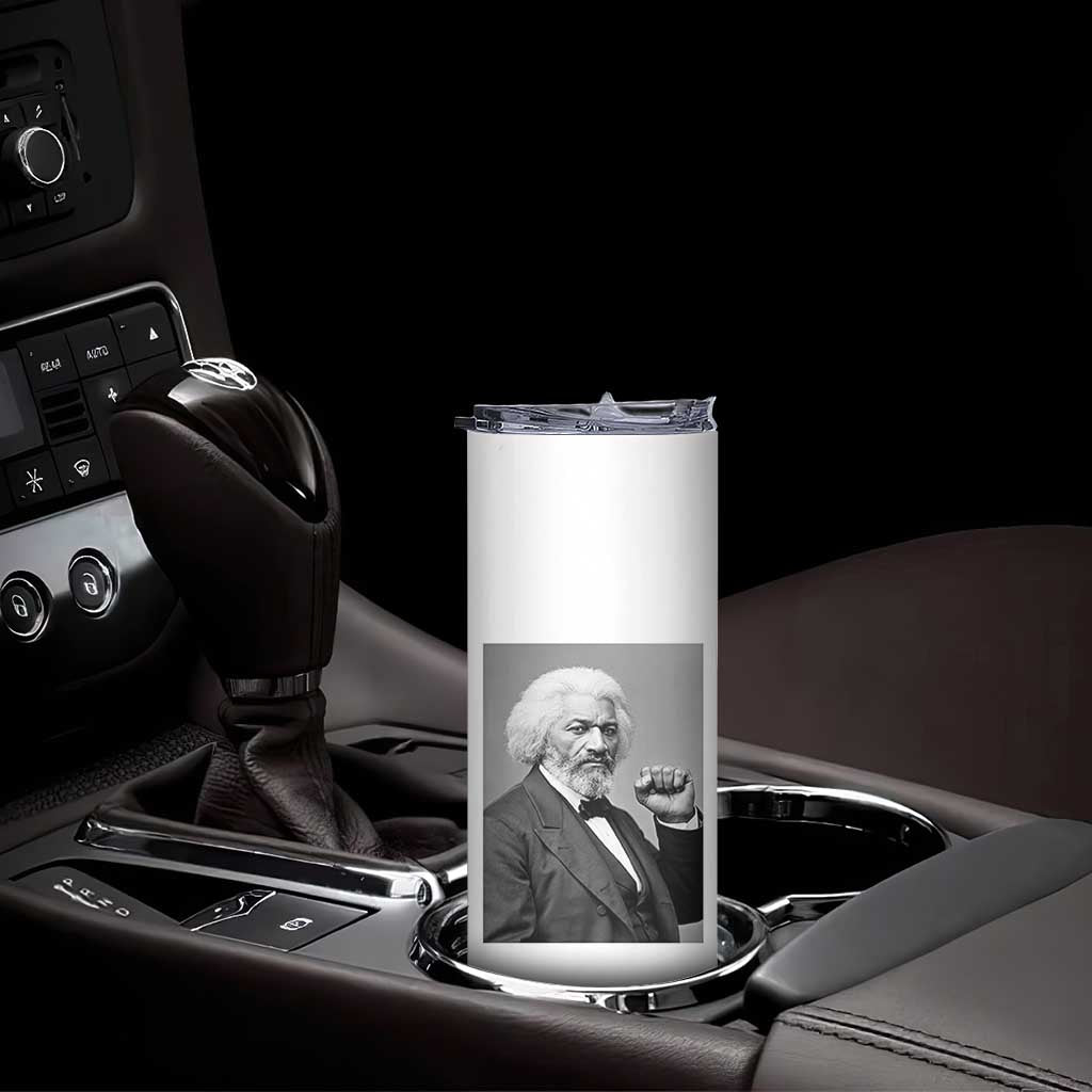 Strong Black History Leader Skinny Tumbler Frederick Douglass Empowerment - Wonder Print Shop