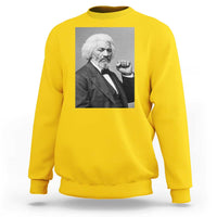 Strong Black History Leader Sweatshirt Frederick Douglass Empowerment - Wonder Print Shop