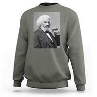 Strong Black History Leader Sweatshirt Frederick Douglass Empowerment - Wonder Print Shop