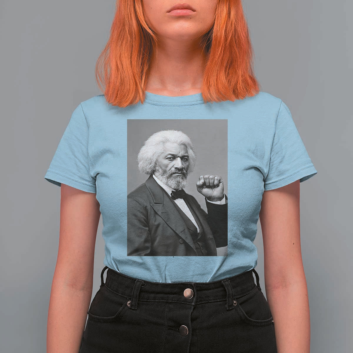 Strong Black History Leader T Shirt For Women Frederick Douglass Empowerment - Wonder Print Shop