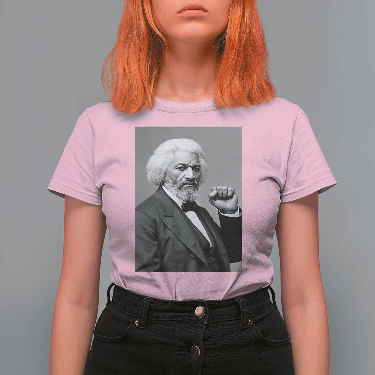 Strong Black History Leader T Shirt For Women Frederick Douglass Empowerment - Wonder Print Shop