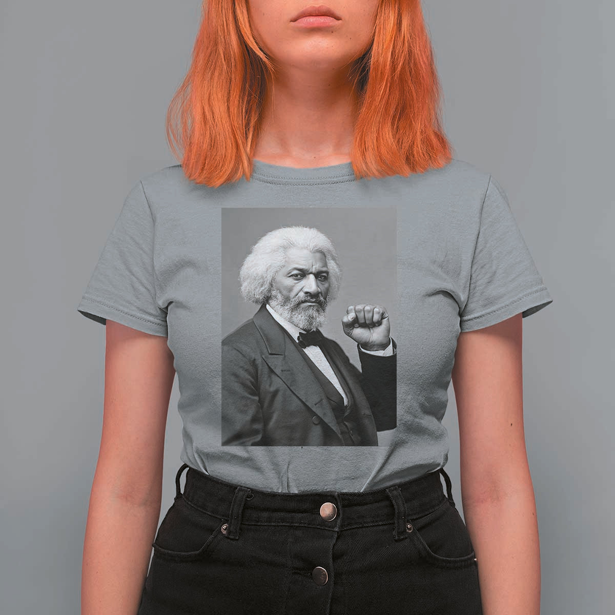 Strong Black History Leader T Shirt For Women Frederick Douglass Empowerment - Wonder Print Shop
