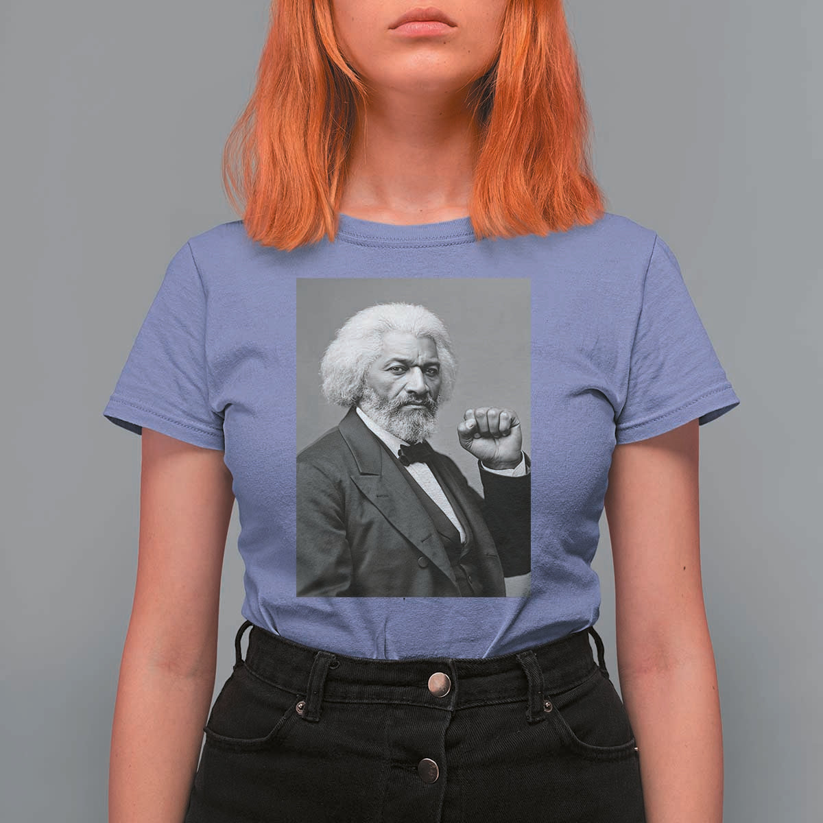 Strong Black History Leader T Shirt For Women Frederick Douglass Empowerment - Wonder Print Shop
