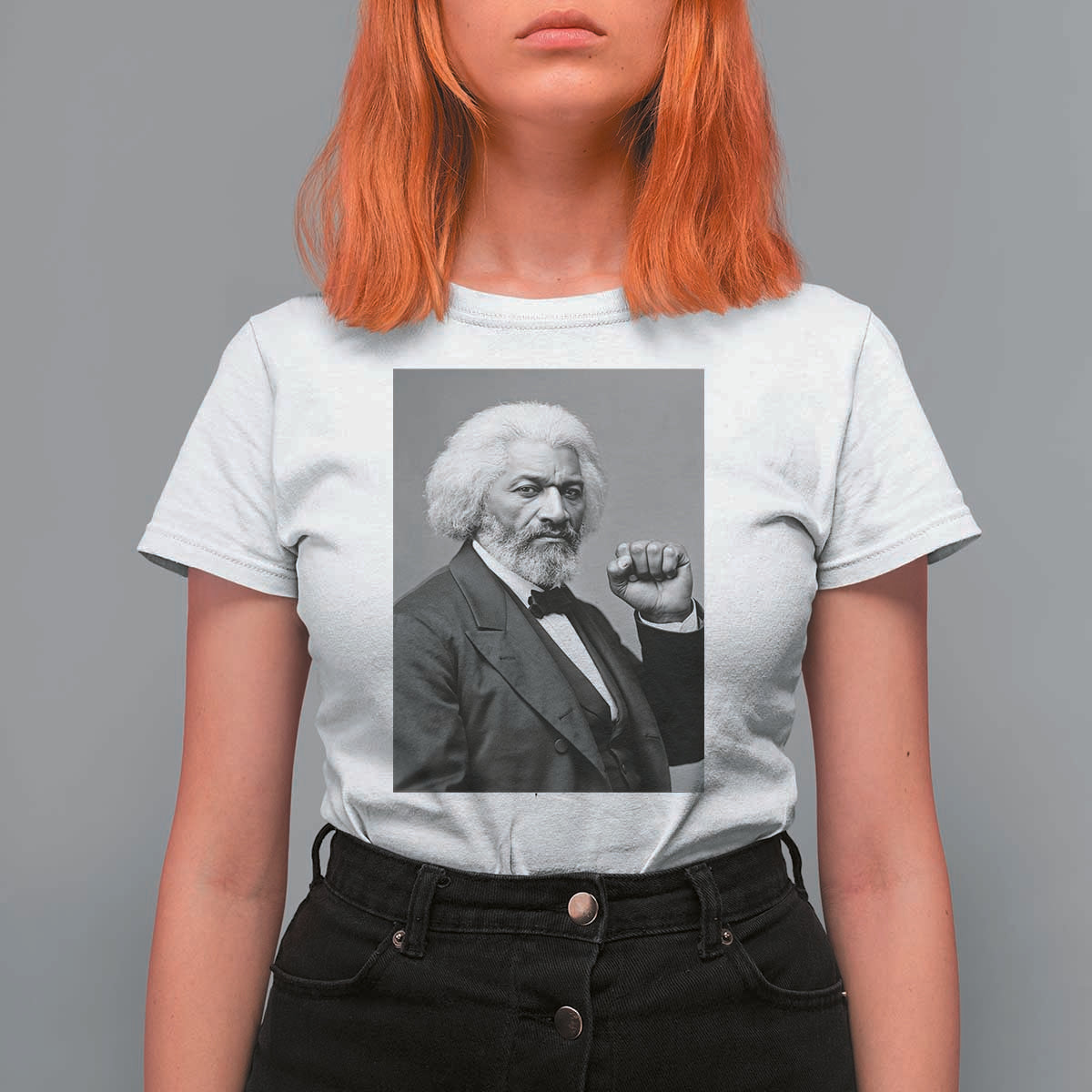 Strong Black History Leader T Shirt For Women Frederick Douglass Empowerment - Wonder Print Shop