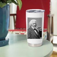 Strong Black History Leader Tumbler Cup Frederick Douglass Empowerment - Wonder Print Shop