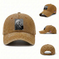 Strong Black History Leader Washed Cotton Baseball Cap Frederick Douglass Empowerment