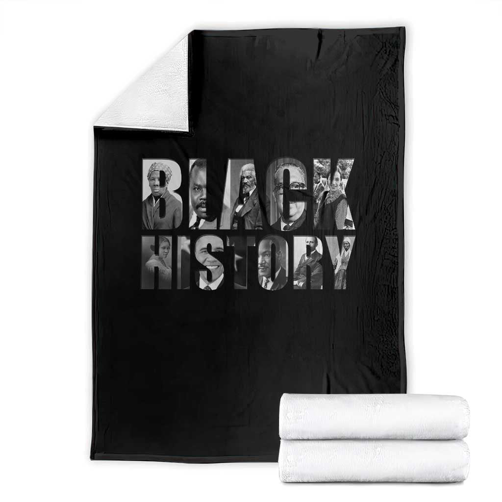 African American Leaders Throw Blanket Black History Month Legends - Wonder Print Shop