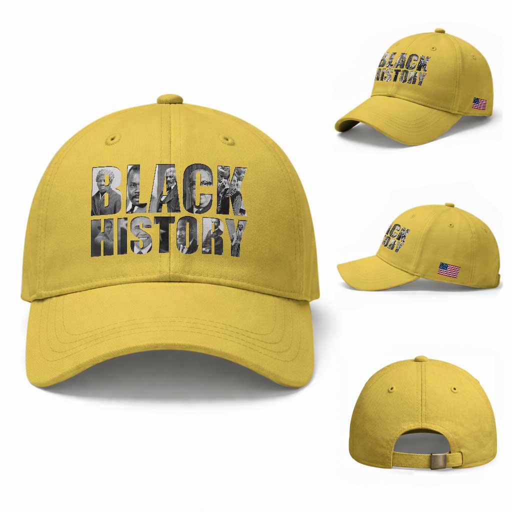 African American Leaders Baseball Cap Black History Month Legends