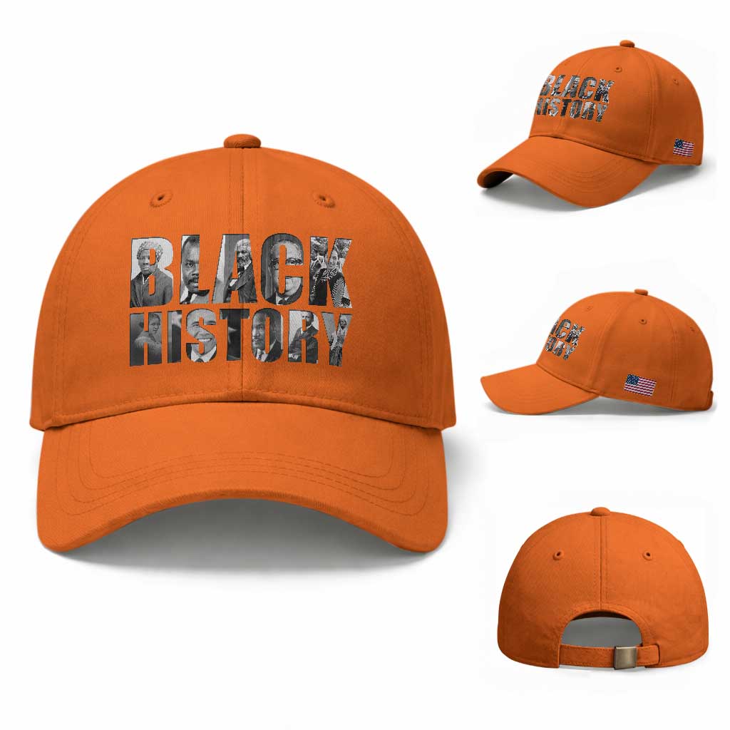 African American Leaders Baseball Cap Black History Month Legends