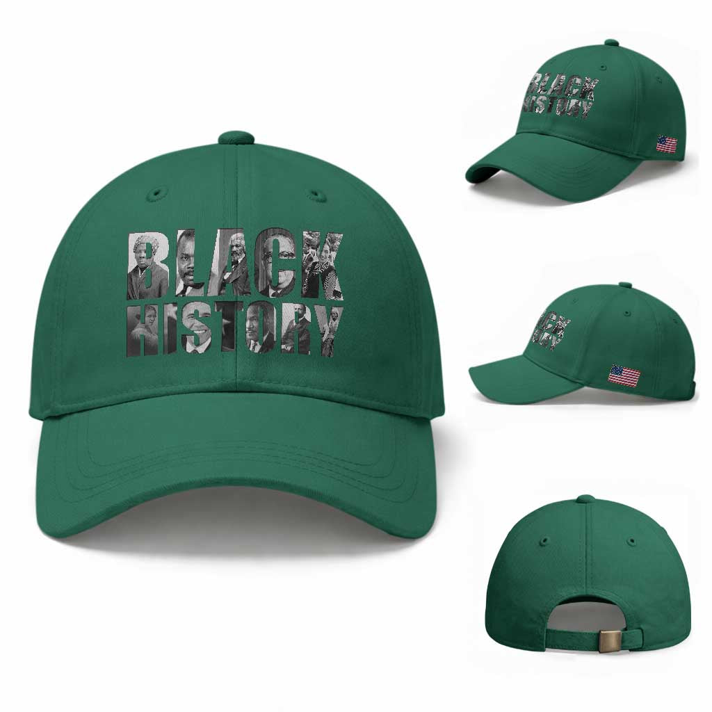 African American Leaders Baseball Cap Black History Month Legends