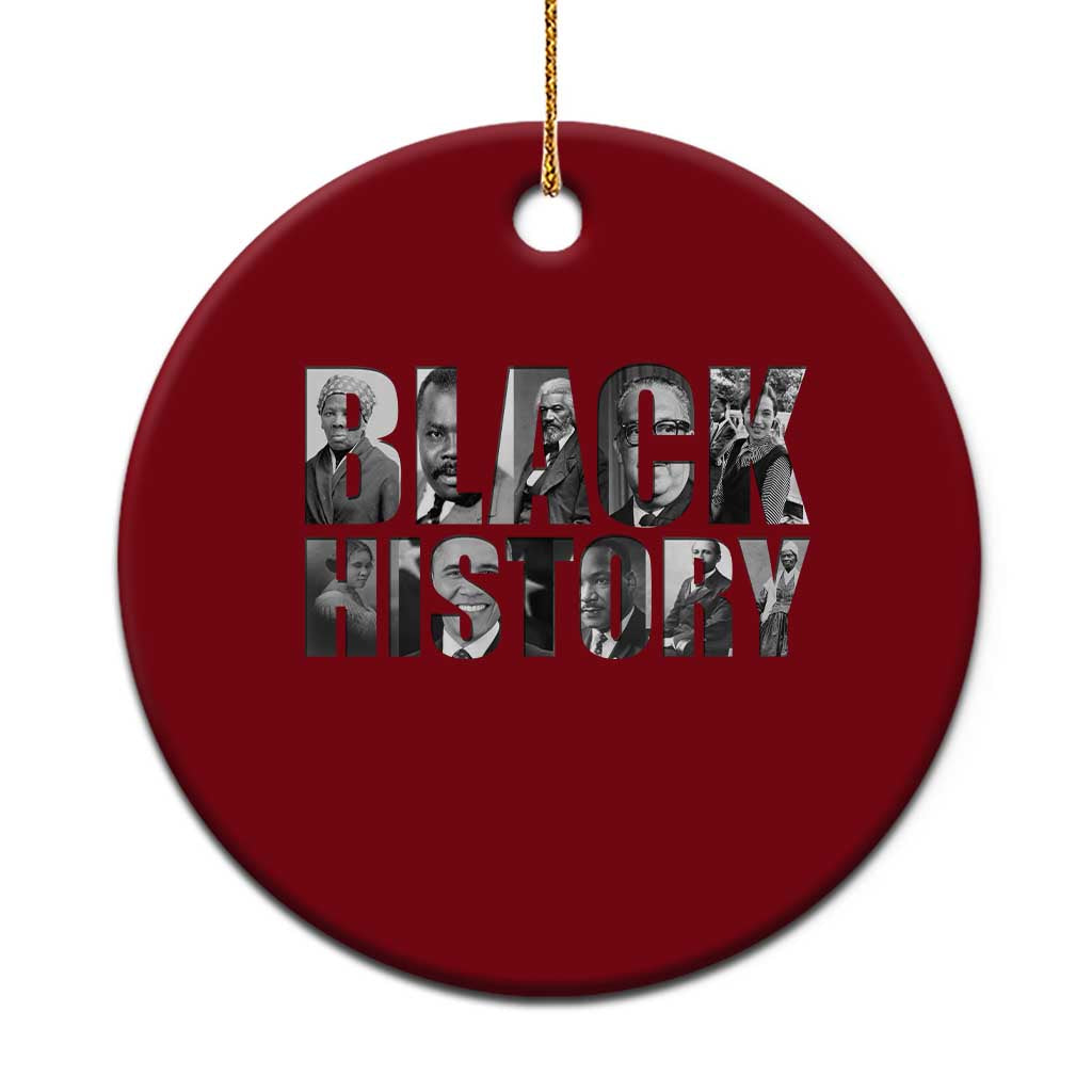 African American Leaders Ceramic Ornament Black History Month Legends - Wonder Print Shop