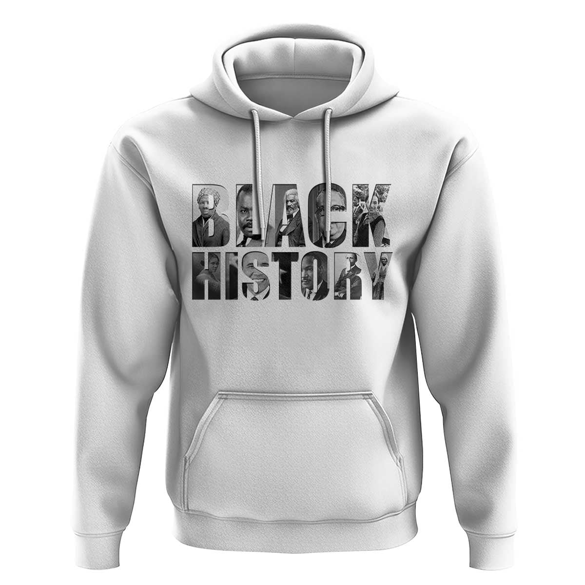 African American Leaders Hoodie Black History Month Legends - Wonder Print Shop