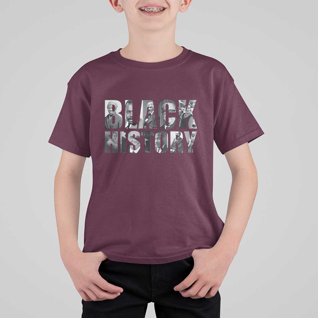 African American Leaders T Shirt For Kid Black History Month Legends - Wonder Print Shop