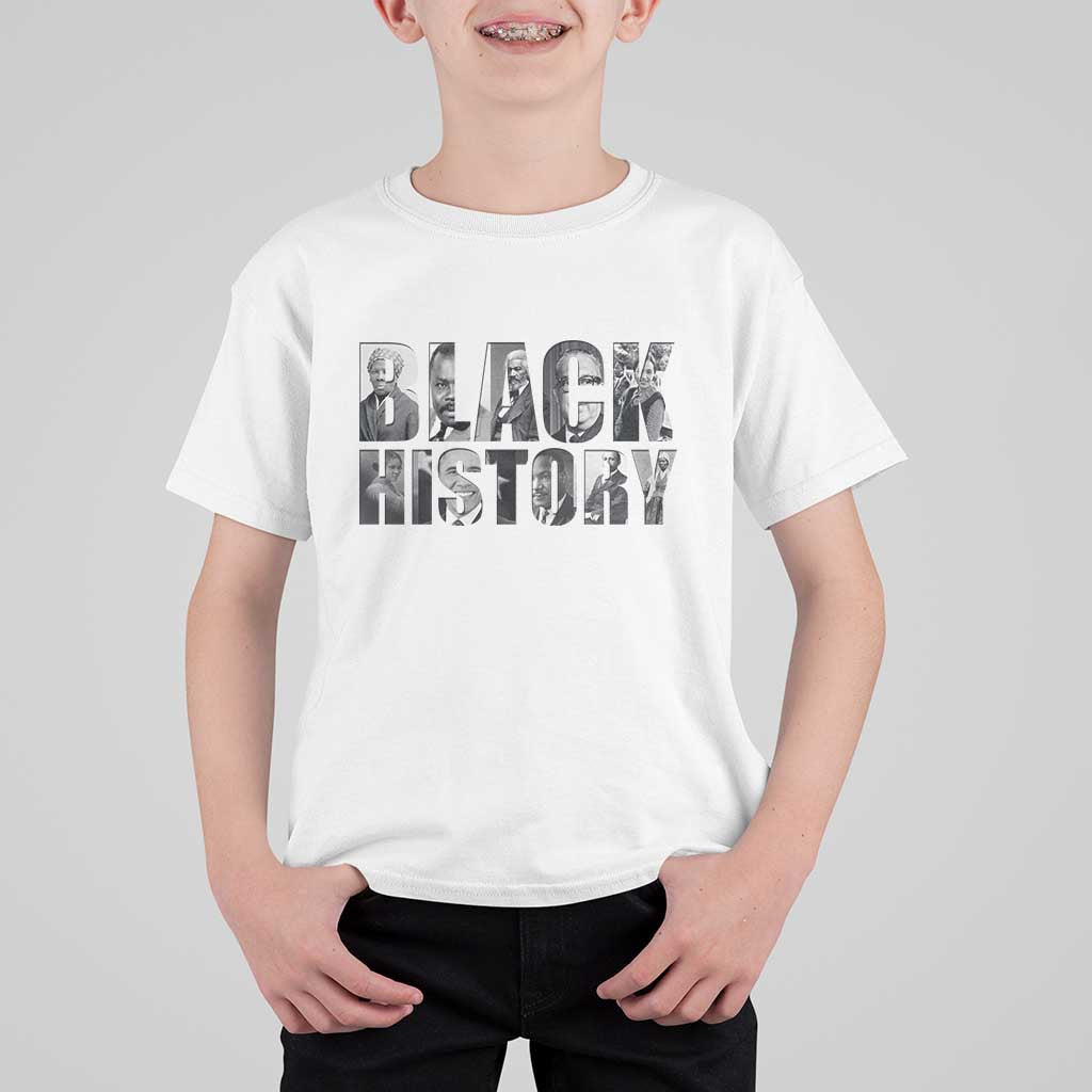 African American Leaders T Shirt For Kid Black History Month Legends - Wonder Print Shop