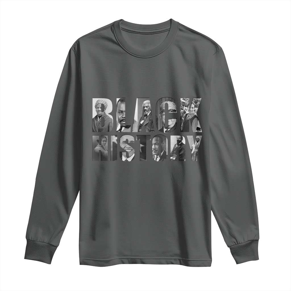 African American Leaders Long Sleeve Shirt Black History Month Legends - Wonder Print Shop