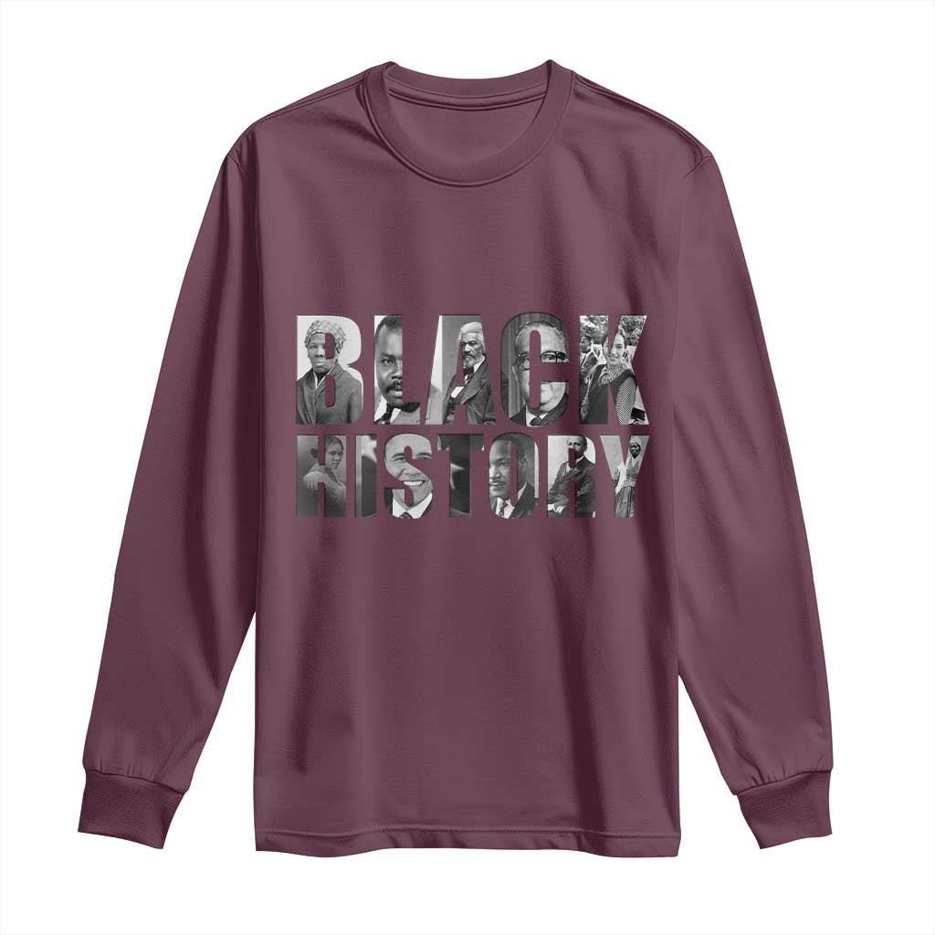African American Leaders Long Sleeve Shirt Black History Month Legends - Wonder Print Shop