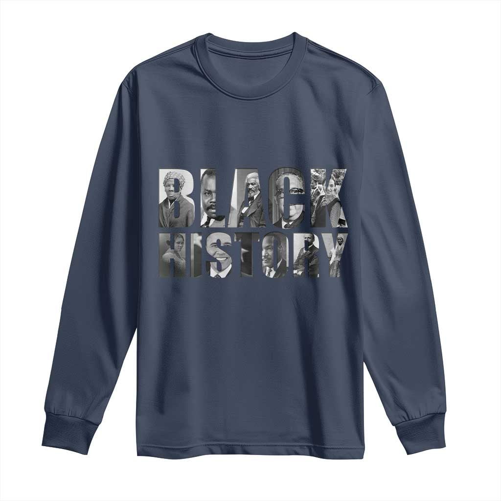 African American Leaders Long Sleeve Shirt Black History Month Legends - Wonder Print Shop